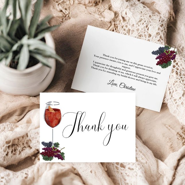 Vino avant les voeux Fête des mariées Carte de rem (Créateur téléchargé)