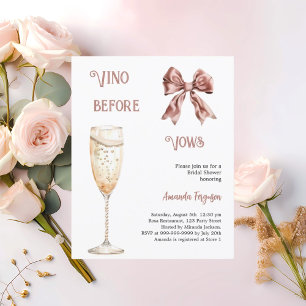 Vino avant voeux arc rose Nuptiale Douche invitati