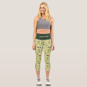 Vins blancs Motif Capri Leggings