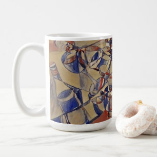Vins et bouteilles de vin art Café Mug