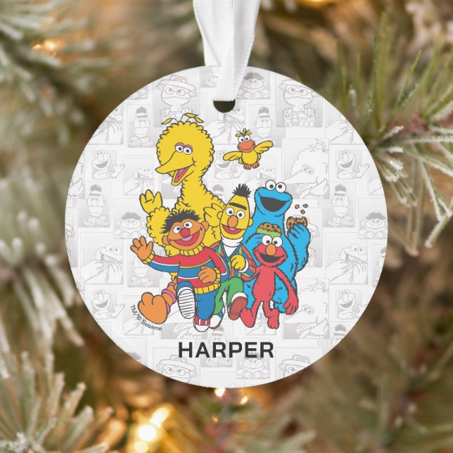 Vintage 123 Sesame Street | Name & Photo (Arbre)