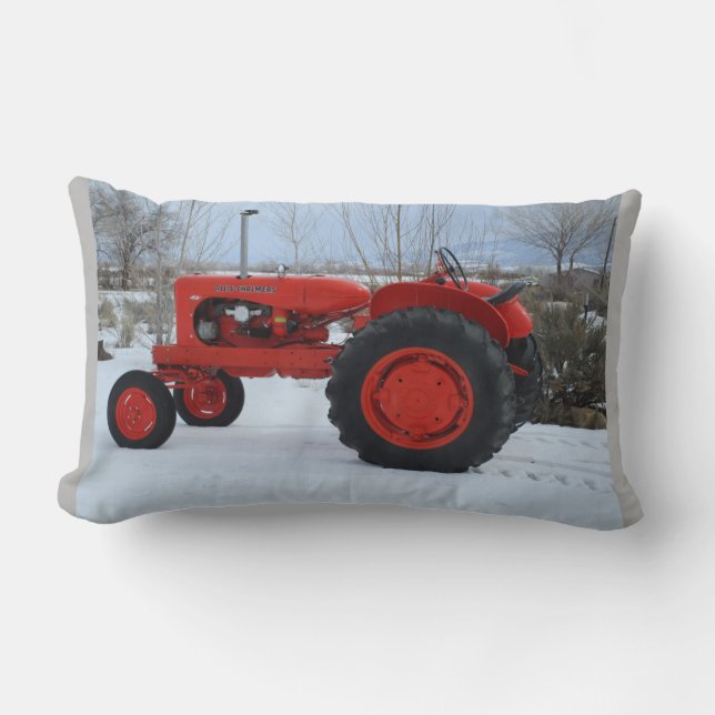 Vintage 1955 Allis Chalmers WD45 Tractor Coussin (Recto)