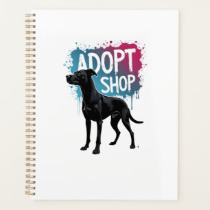Vintage Adoptez Ne Faites Pas D'Achats Chien Graff