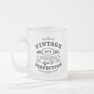 Vintage âge à la perfection givrée Mug