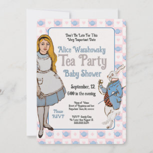 Vintage Alice au pays des merveilles Baby shower f
