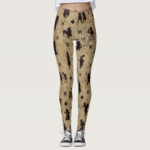vintage Alice motif leggings