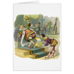 Vintage Ancienne Comptine Poème Chanson Old King C