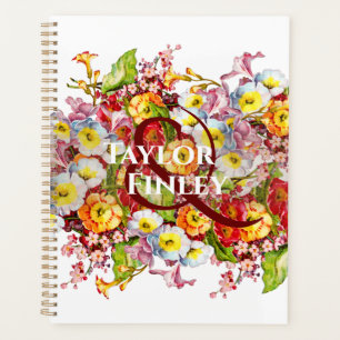 Vintage Art Floral Motif Fleurs de printemps Primr