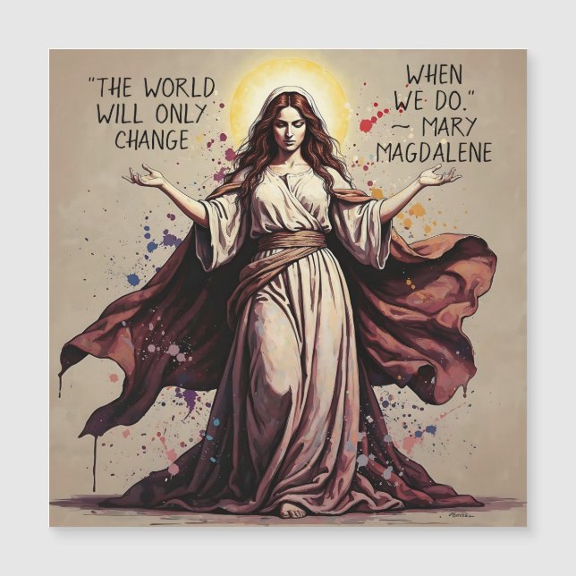 Vintage Art Mary Magdalene Quote  (Devant)
