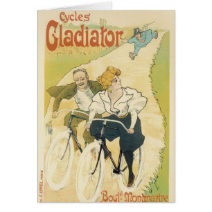 Vintage Art Nouveau, Bicyclettes Gladiator Cycles