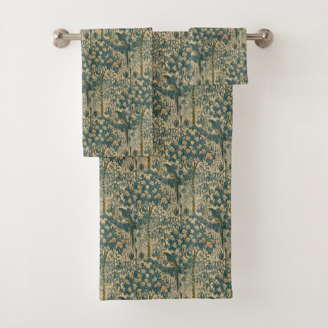 Vintage Art Nouveau Macaw Pattern by Walter Crane (En situation)