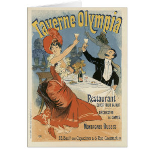 Vintage Art Nouveau, Restaurant Taverne Olympia