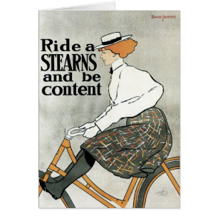 Vintage Art Nouveau, Roulez sur des vélos Sterns B