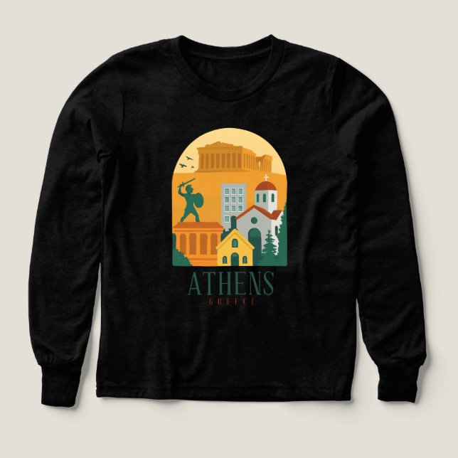 Vintage Athènes Grèce Voyage - Parthenon (Motif recto)
