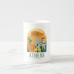 Vintage Athènes Grèce Voyage Parthenon Mug