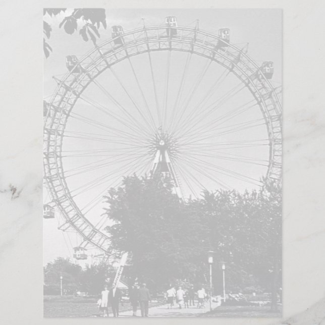 Vintage Autriche Vienne Prater roue géante (Devant)