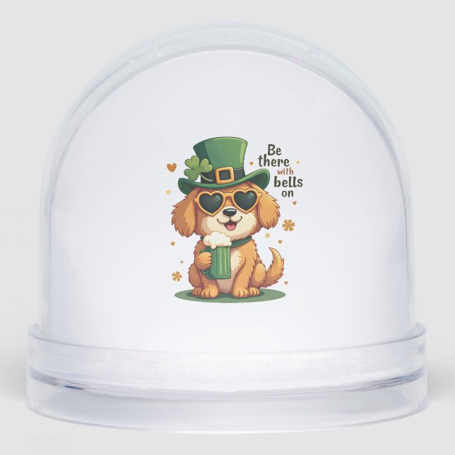 Vintage Be There With Bells On Dog St Patricks Day (Avant)