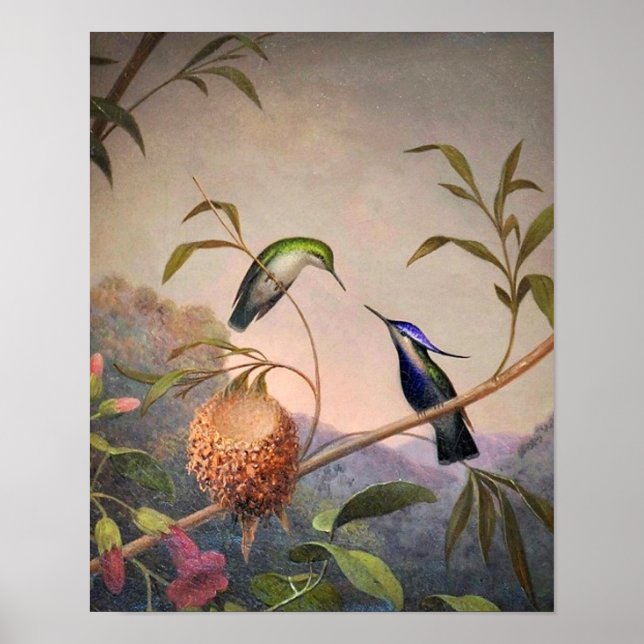 Vintage Bird Poster (Devant)