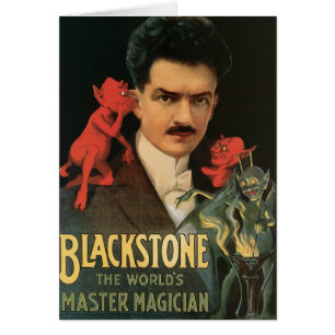 Vintage Blackstone Le maître magicien du monde