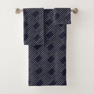 Vintage bleu foncé Grunge États-Unis Motif du drap