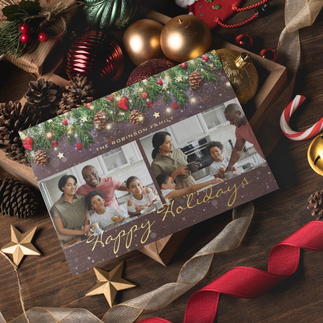 Vintage Bois Joyeux Vacances 2 Photo (Créateur téléchargé)