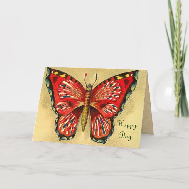 Vintage Bonne carte d'anniversaire (Devant)