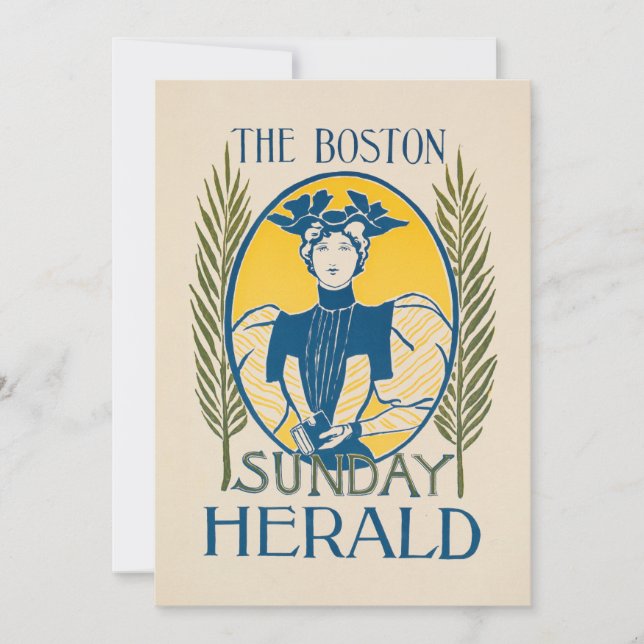 Vintage Boston Sunday Herald (Devant)