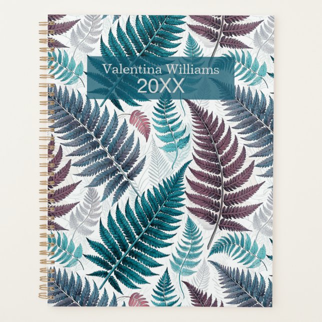 Vintage Botanical Fern Monogram (Devant)
