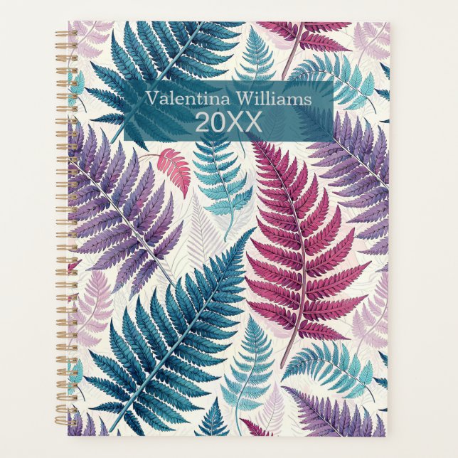 Vintage Botanical Fern Monogram (Devant)