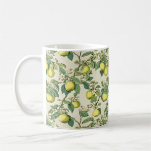 Vintage Botanique Granny Smith Pomme Motif Mug