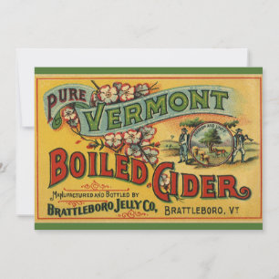 Vintage Brattleboro Jelly Cider bouilli Vermont