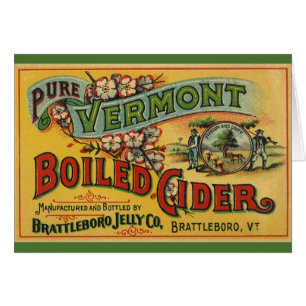 Vintage Brattleboro Jelly Cider bouilli Vermont