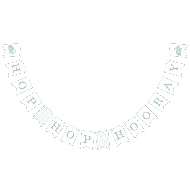 Vintage Bunny Frame Bannière de Bunny de Pâques -  (Tout)