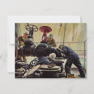 Vintage Business, plateforme pétrolière sur l'océa