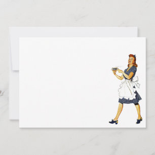 Vintage café Klatch klatsch Invitation blanche