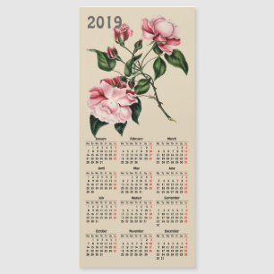 vintage calendrier 2019