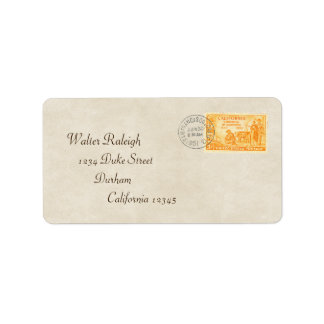 Vintage Californie 50 Centennial Étiquette de adre