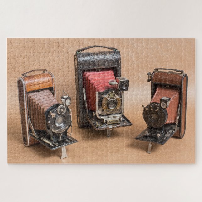 Vintage Cameras Jigsaw Puzzle (Horizontal)