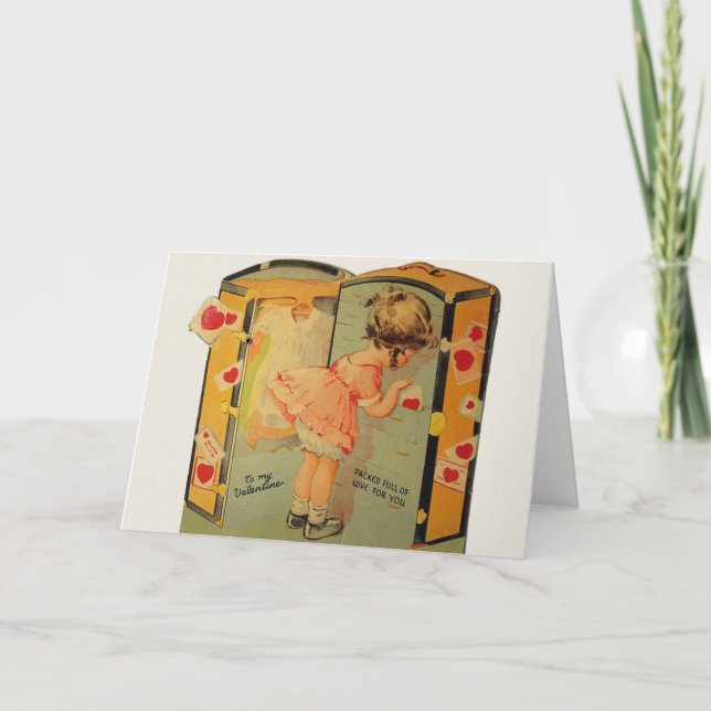 Vintage carte de la Saint-Valentin (Devant)