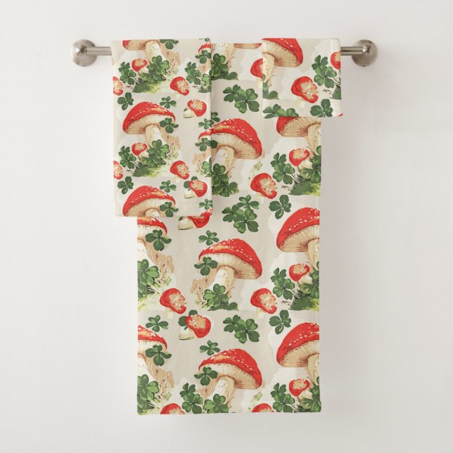 Vintage Champhroom Lucky Clover Motif (En situation)