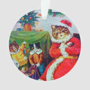 Vintage Chat Noël, Louis Wain