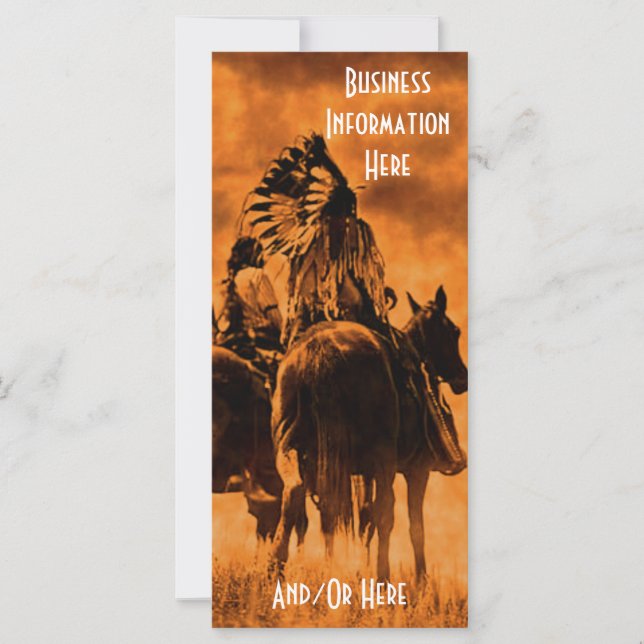 Vintage Cheyenne Warriors 2012 Calendrier Signet (Devant)