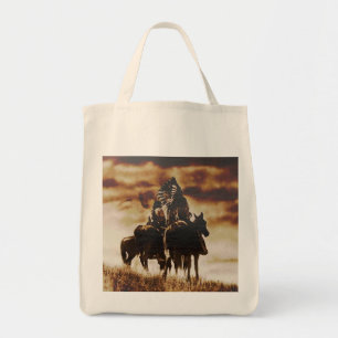 Vintage Cheyenne Warriors Grunge Sac fourre-tout d