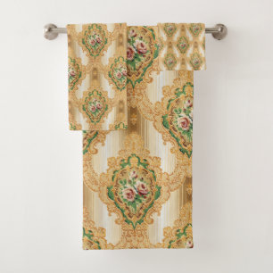 Vintage Chic Gold Floral