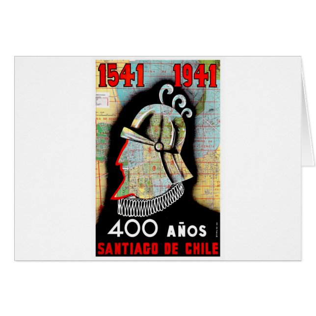 Vintage Chili Santiago Voyage (Devant horizontal)