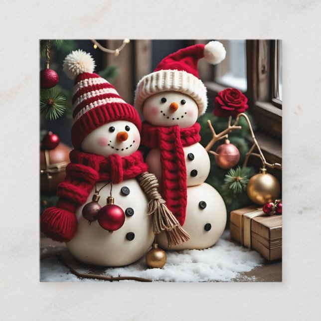 Vintage Christmas - Enfermer la carte (Devant)
