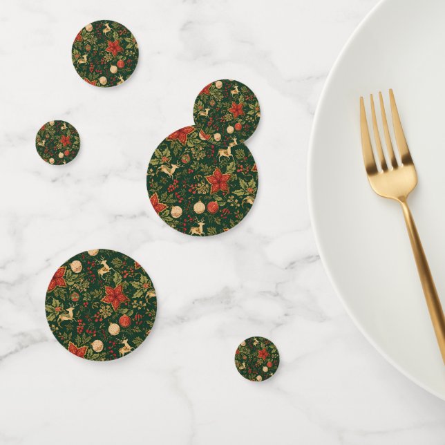 Vintage Christmas Pattern - Confetti (Groupe)