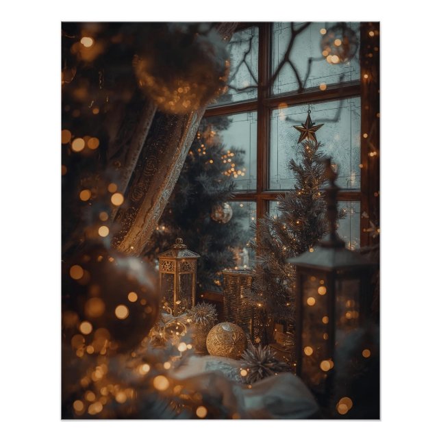 Vintage Christmas Poster (Devant)