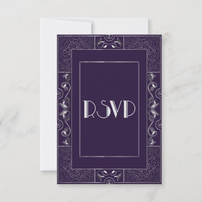 Vintage Classic Gatsby Style RSVP Manuela 2 (Devant)