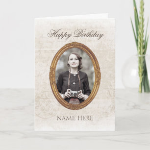 Vintage classique photo heureux Anniversaire